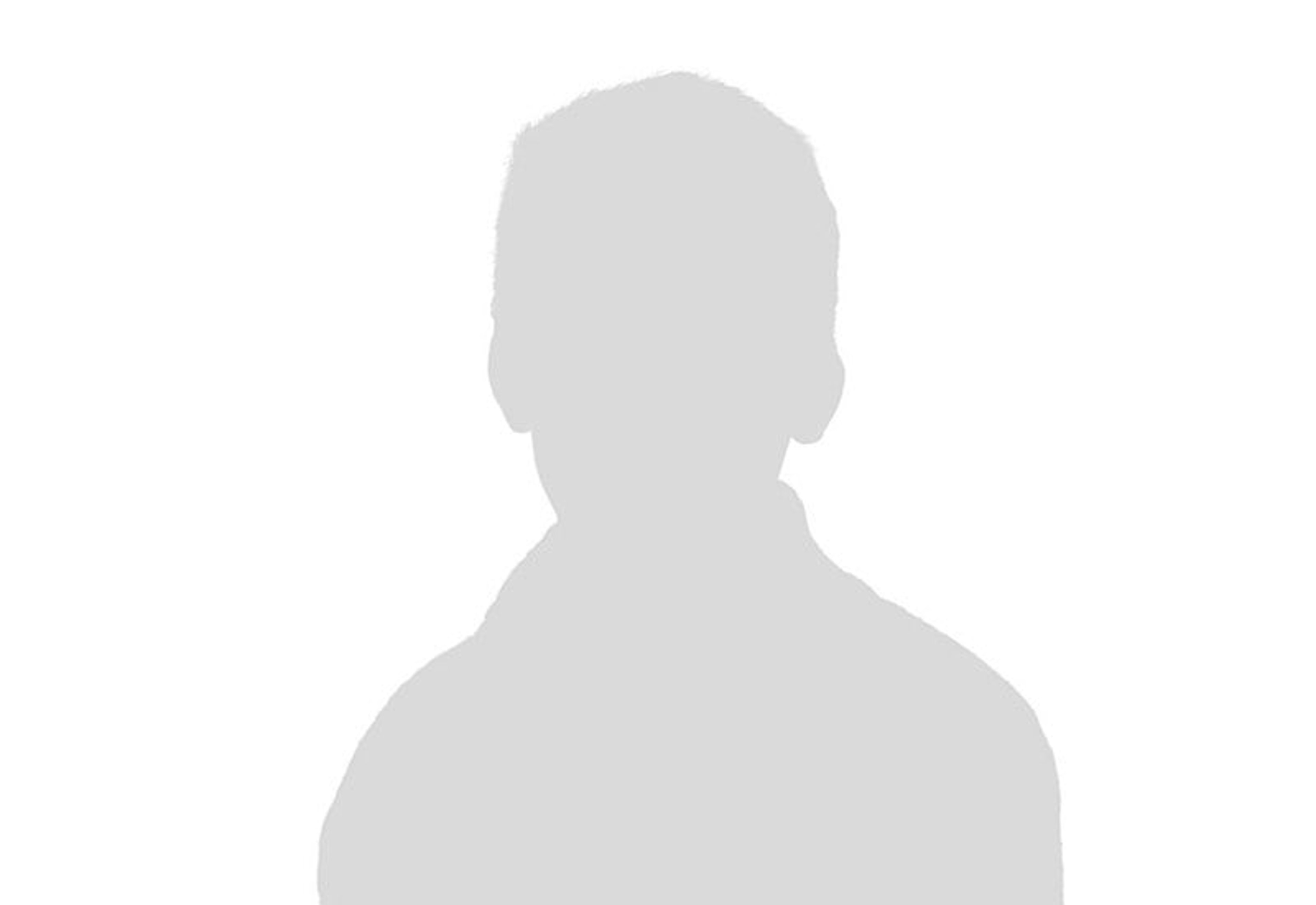 Grey male silhouette